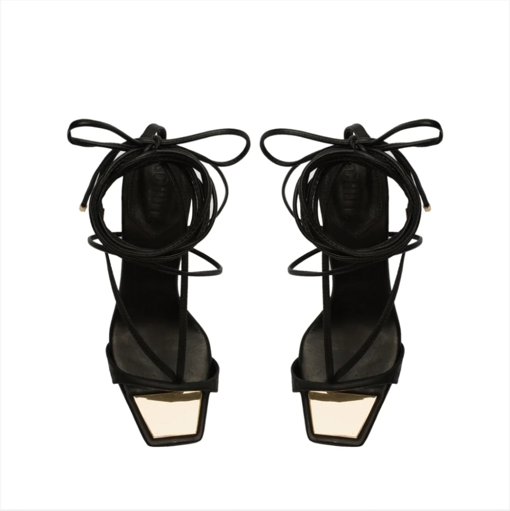 Schutz Vikki Leather Sandals